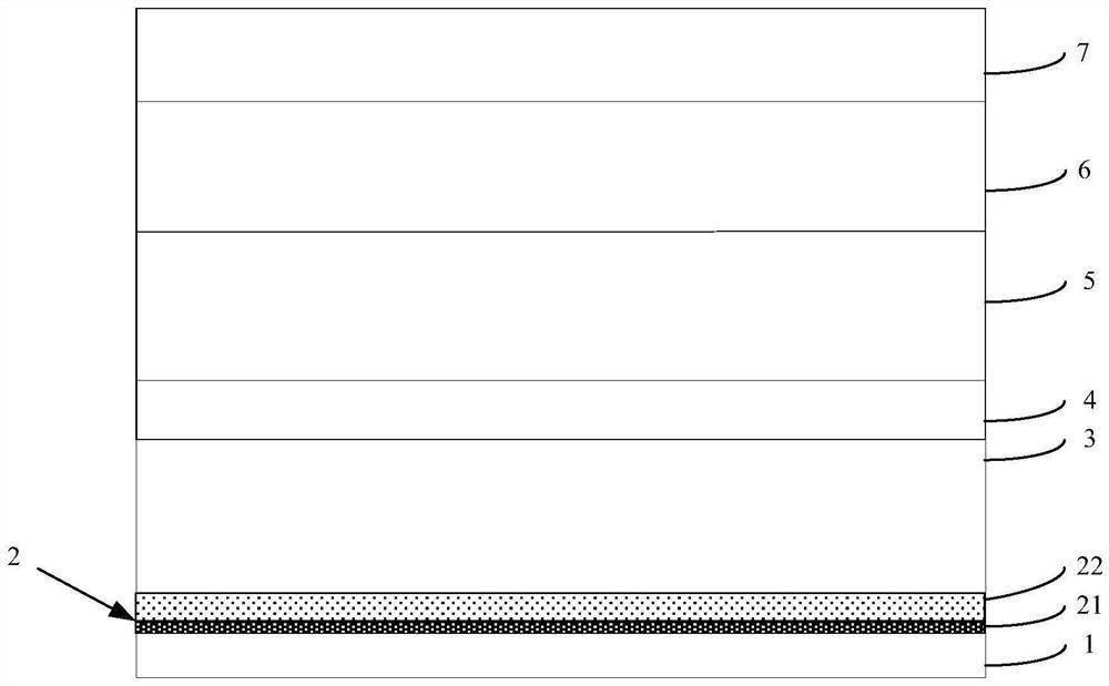 High-electron-mobility transistor epitaxial wafer capable of improving preparation efficiency and preparation method