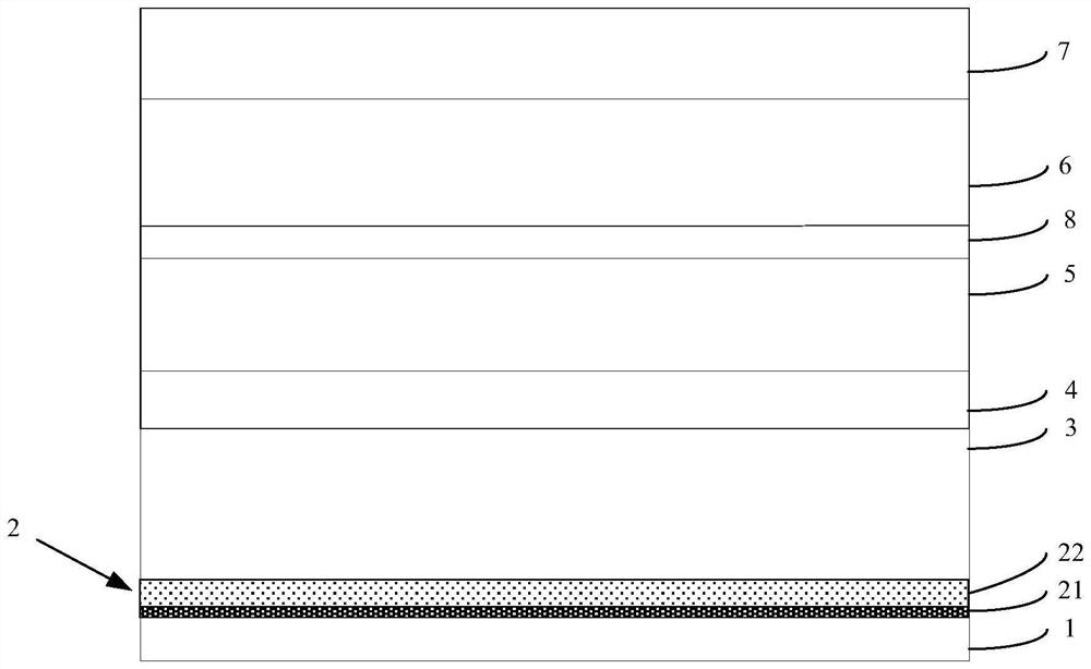 High-electron-mobility transistor epitaxial wafer capable of improving preparation efficiency and preparation method