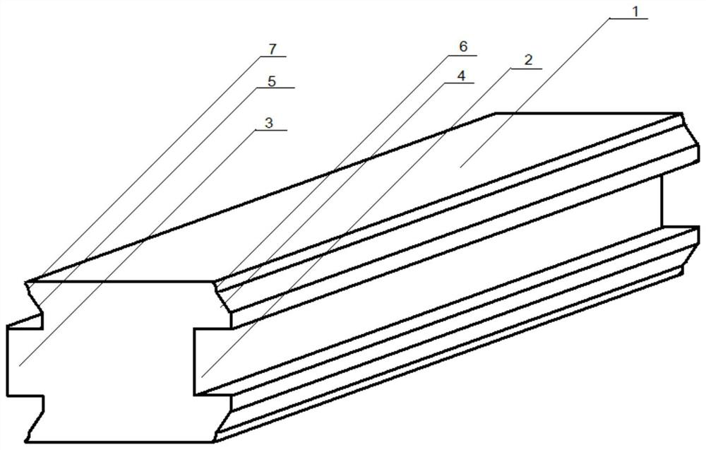 Combined wallboard with slot