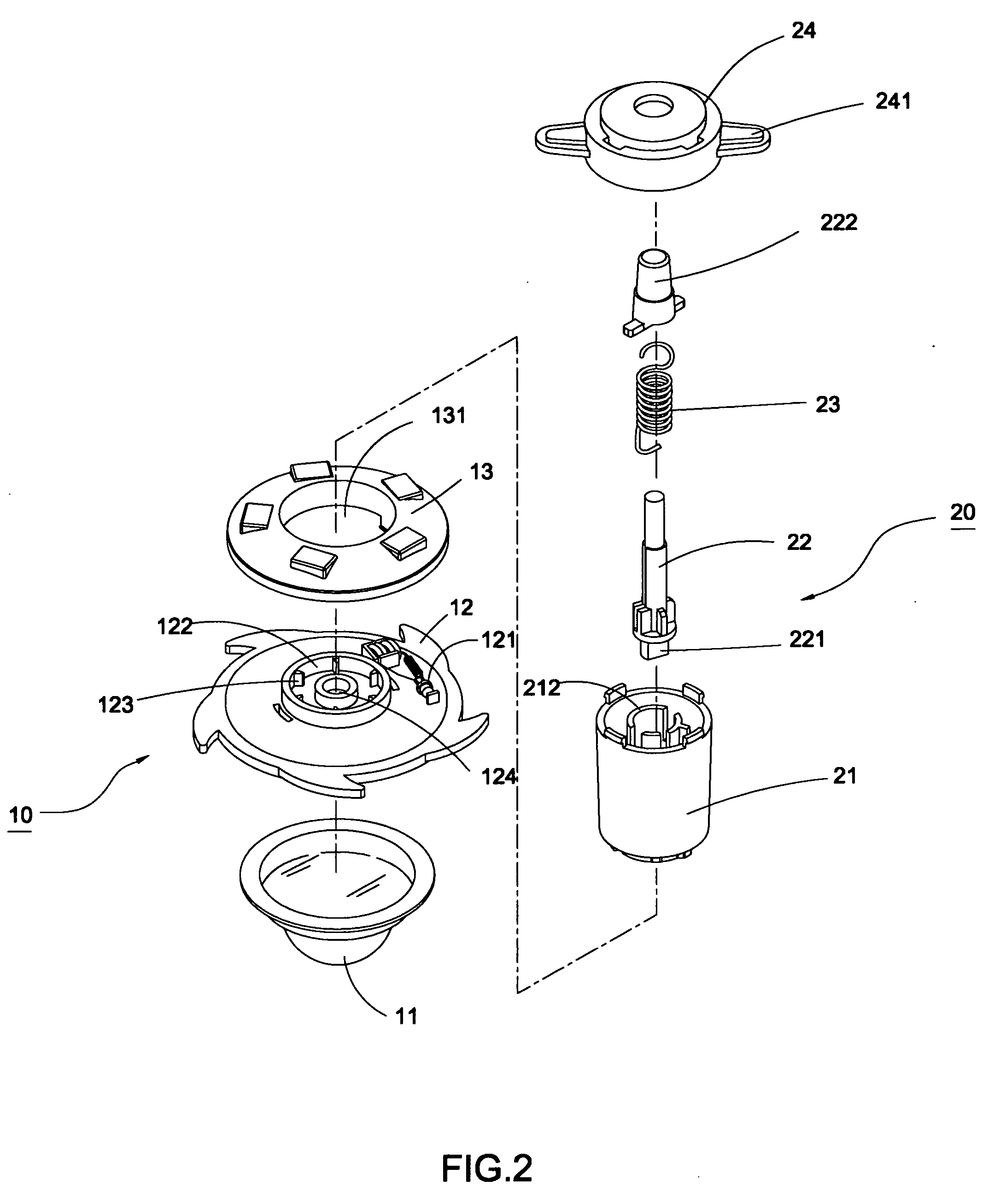 Top assembly