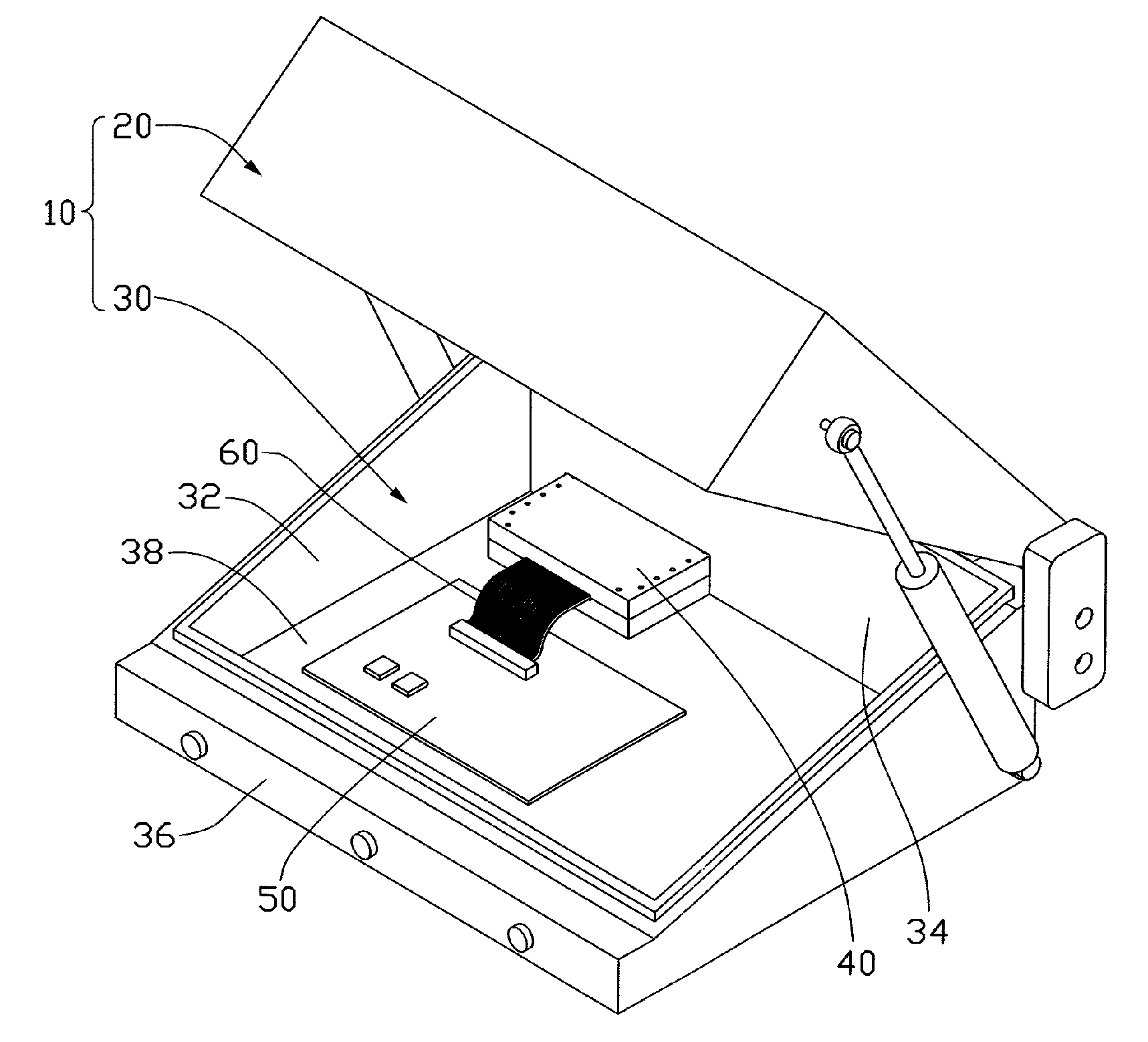 Shield device with receiving cages