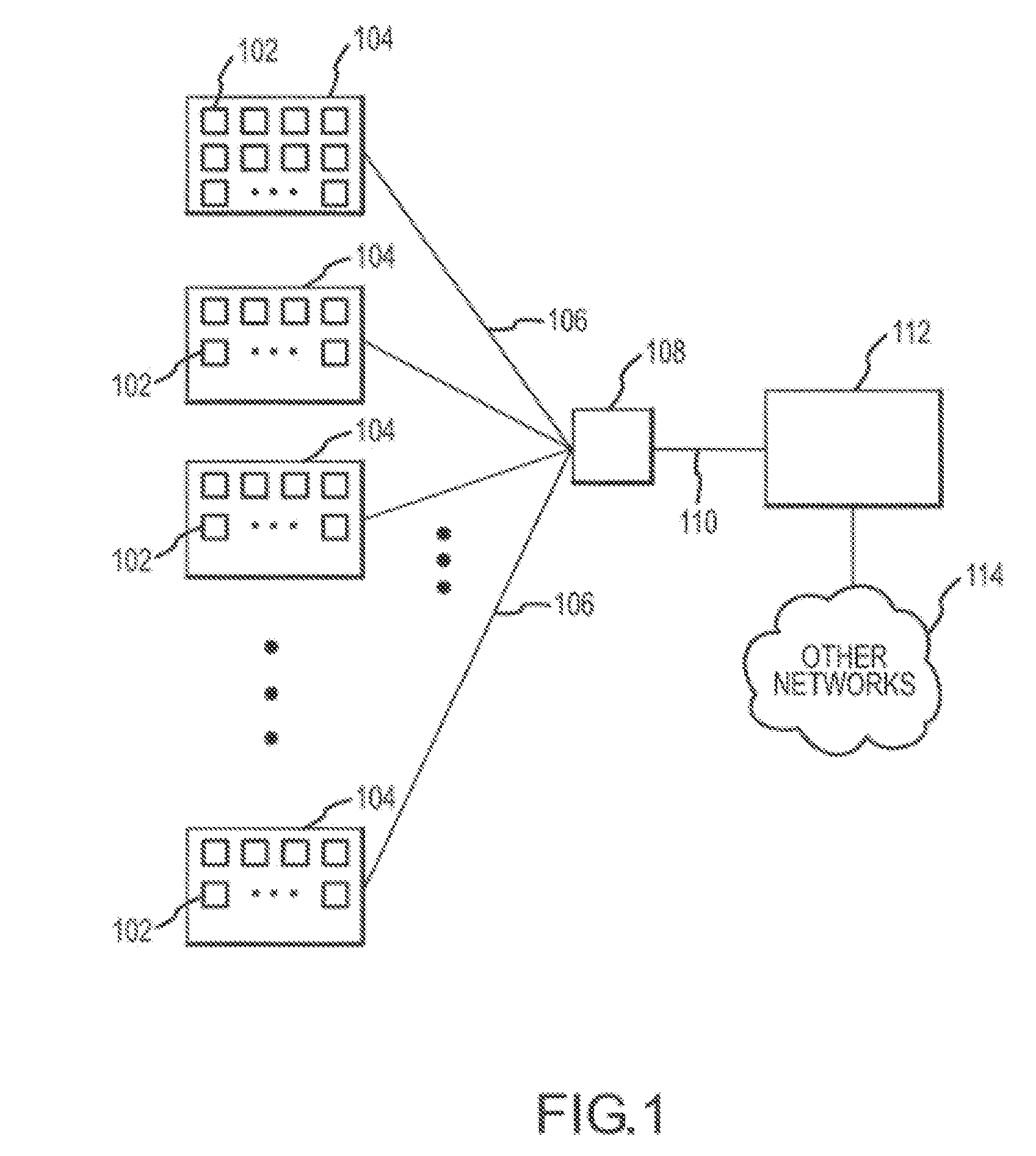 Hierarchical metering in a virtual router-based network switch