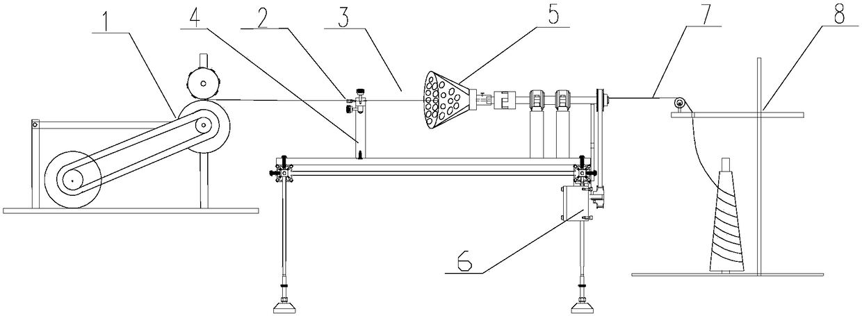 A vortex receiver for electrospinning and method for preparing nanofibers