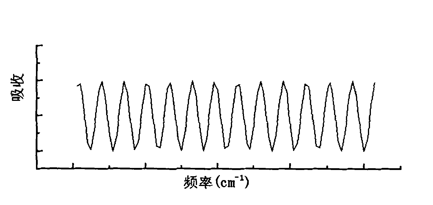 On-site absorption spectrum gas analysis system