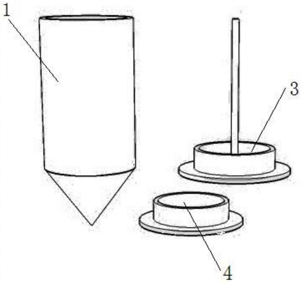 Method for measuring concrete pore structure and dedicated forming device