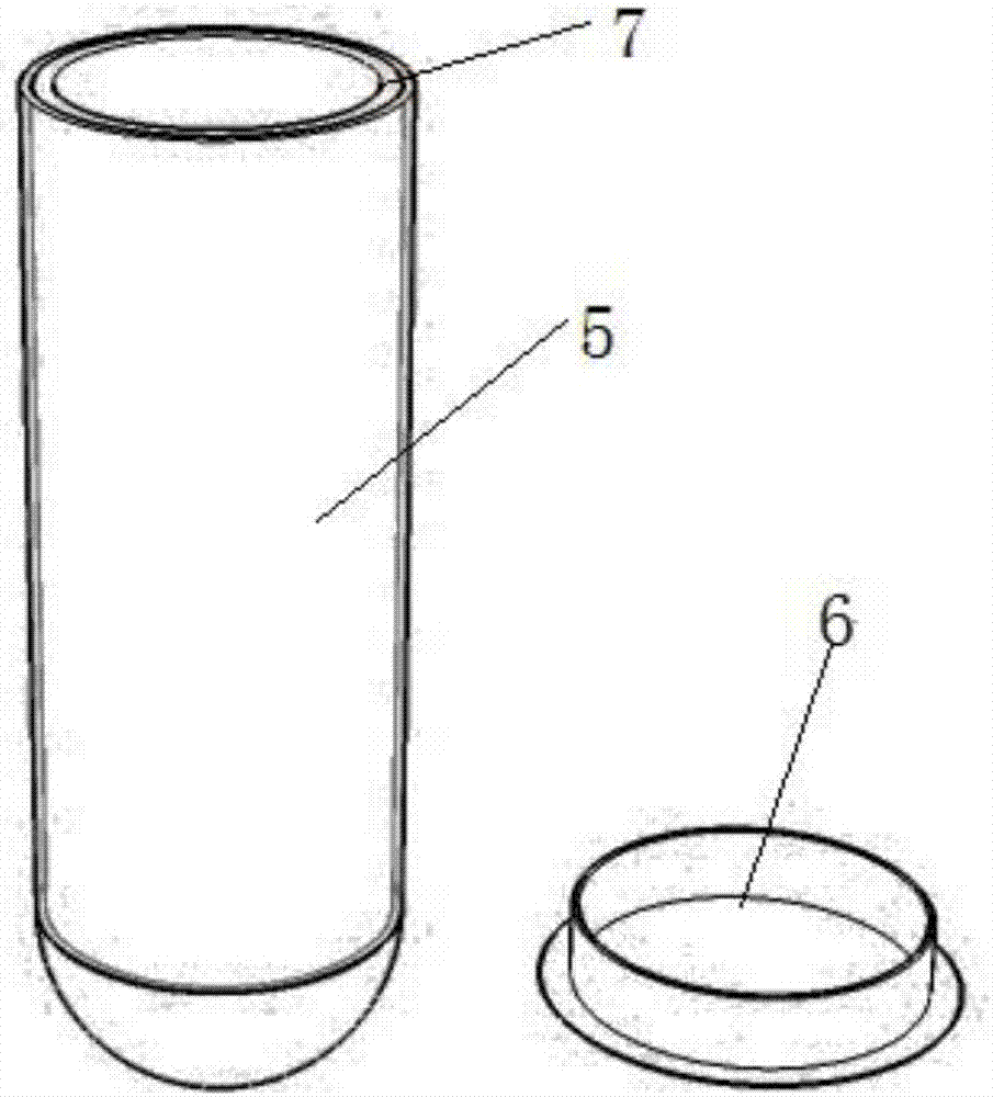 Method for measuring concrete pore structure and dedicated forming device