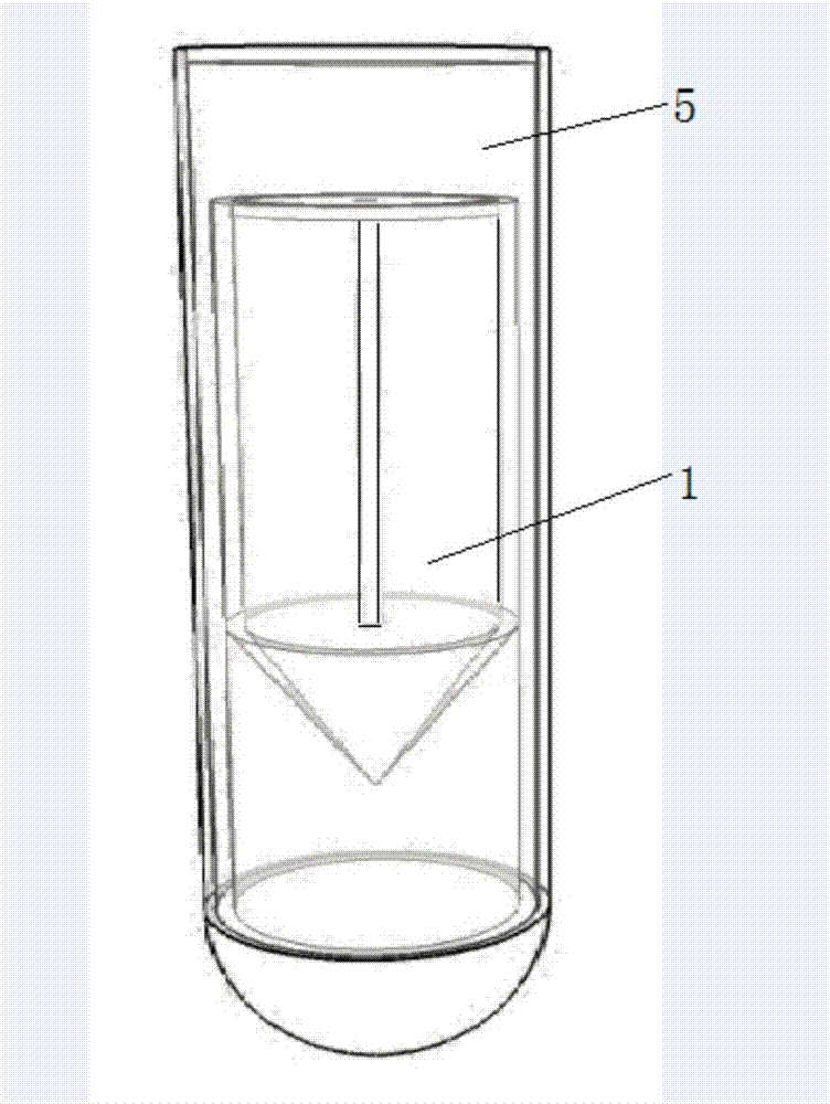 Method for measuring concrete pore structure and dedicated forming device