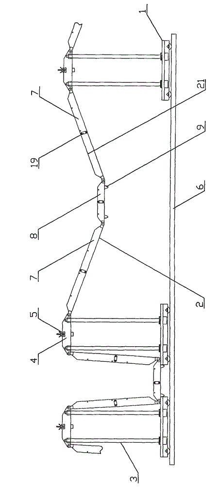 Coal mining roadway bracket holder car