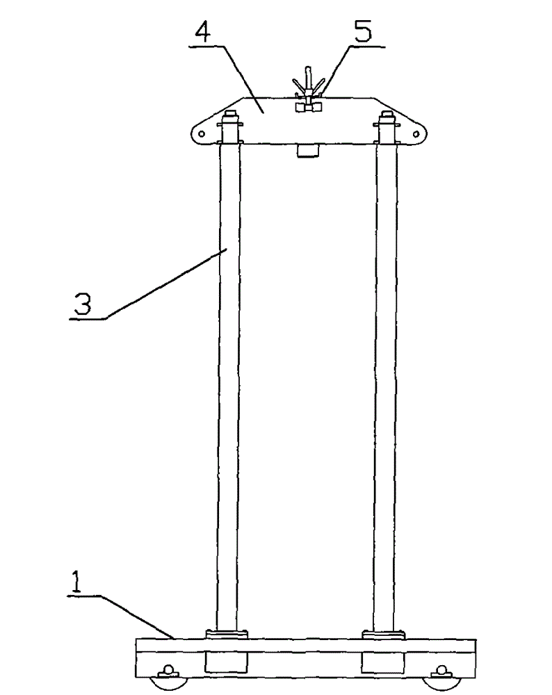 Coal mining roadway bracket holder car