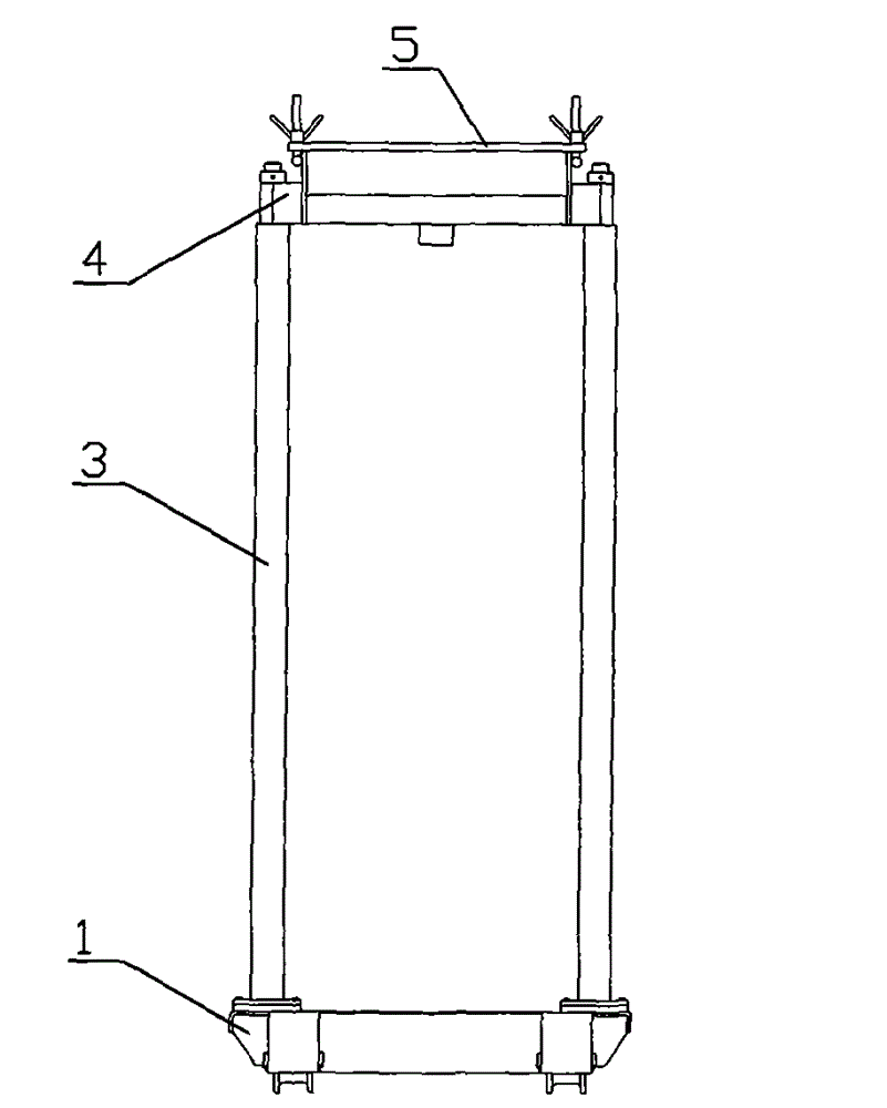 Coal mining roadway bracket holder car