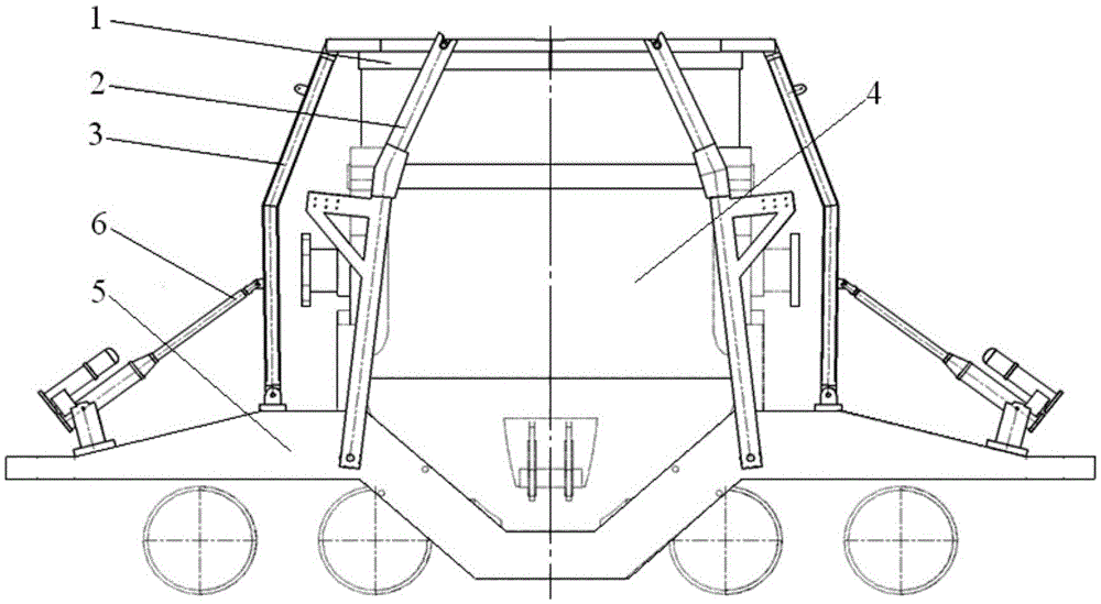 Insulation device for molten iron tank on-line transportation of molten iron and method for removing and covering it