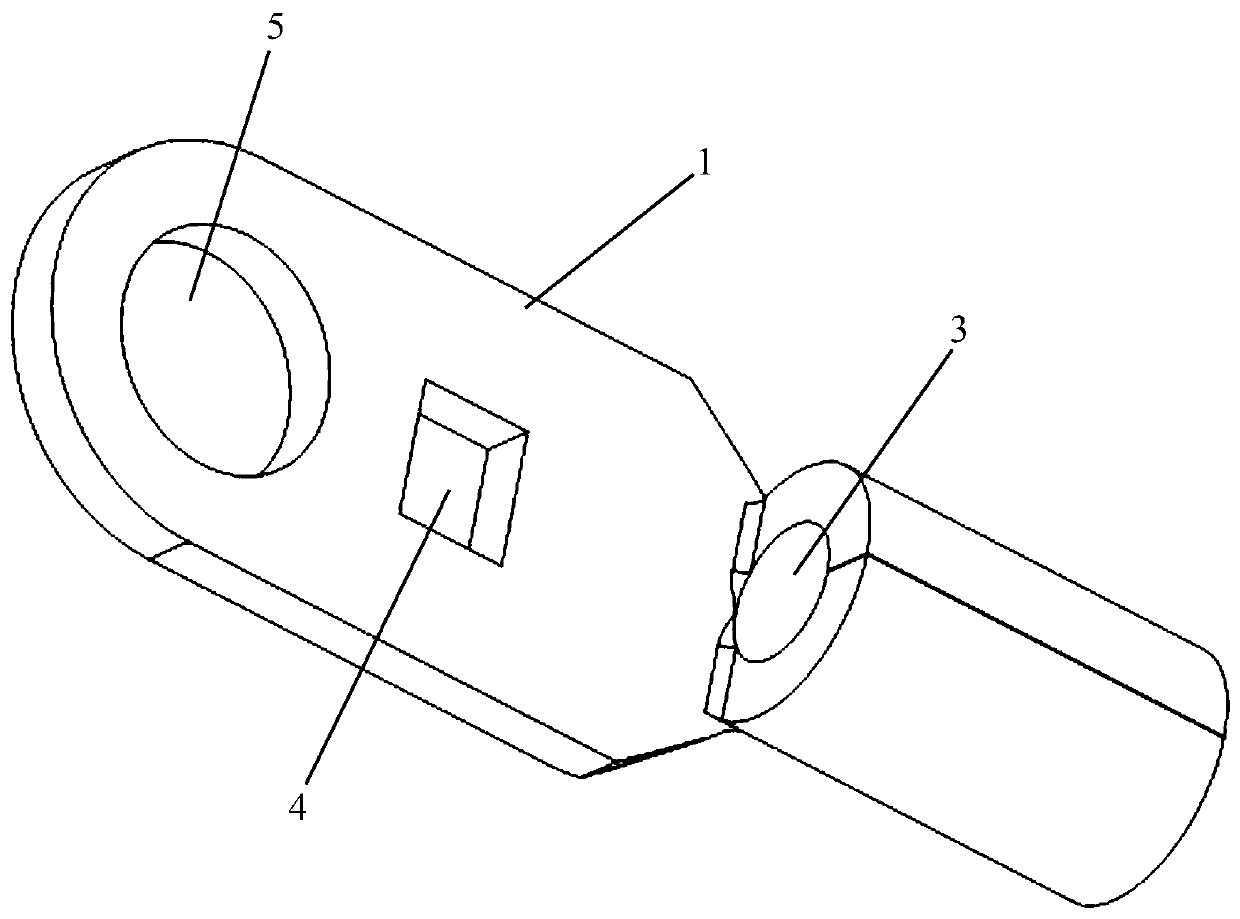 Large-current lead-in nut terminal