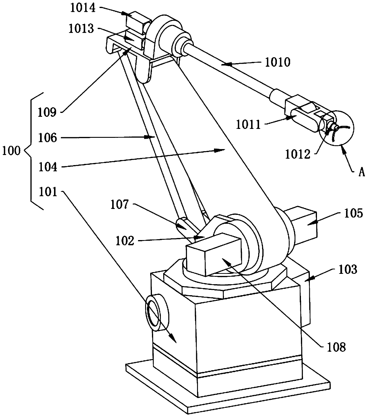 Rotary disc type milking machine capable of precisely positioning cow nipples