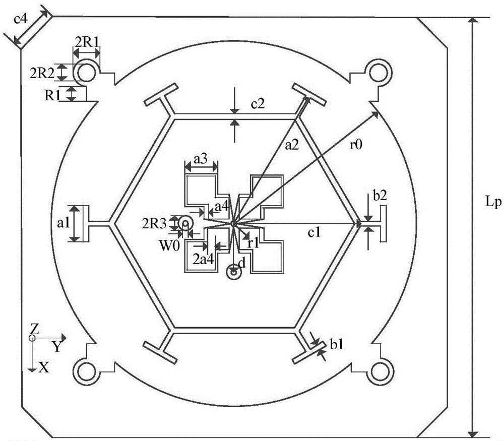 Broadband circularly polarized filter antenna used for Beidou terminal