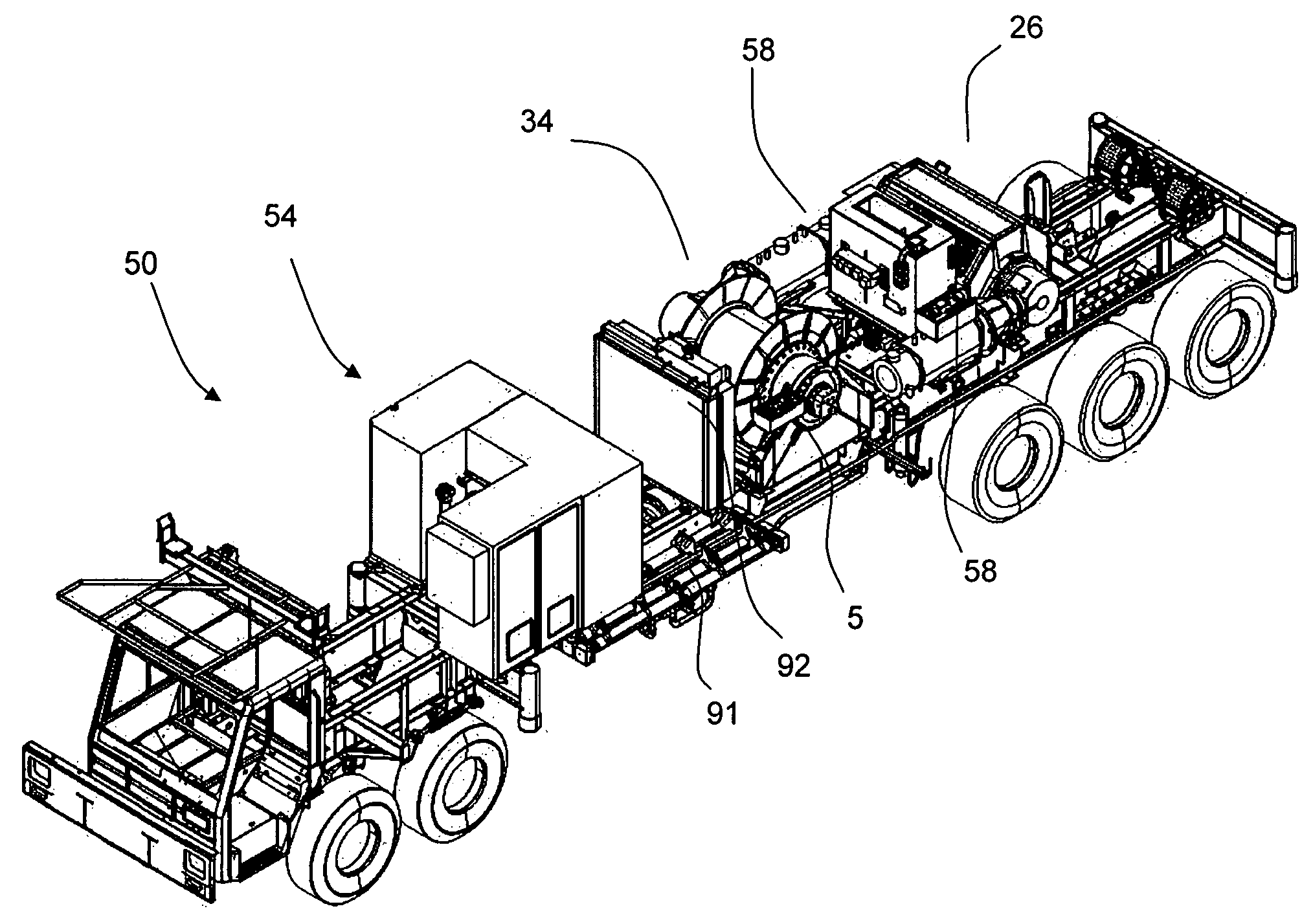 AC powered service rig