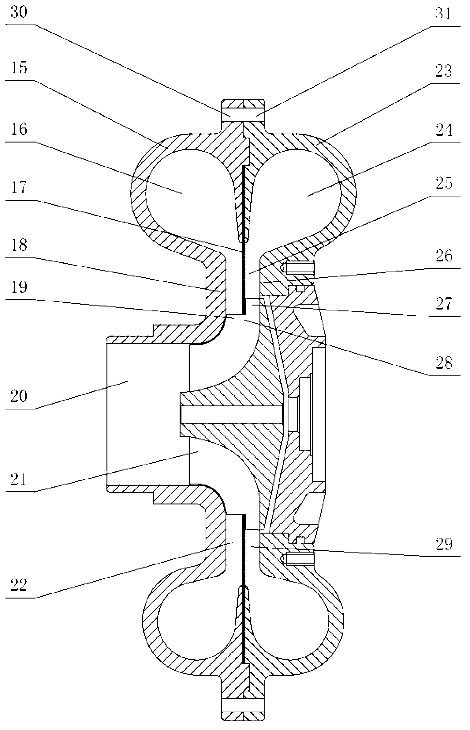 Centrifugal compressor used for generating two different pressure ratios