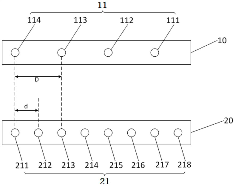 Magnetic attraction type charging data connection structure and magnetic attraction type charging data line