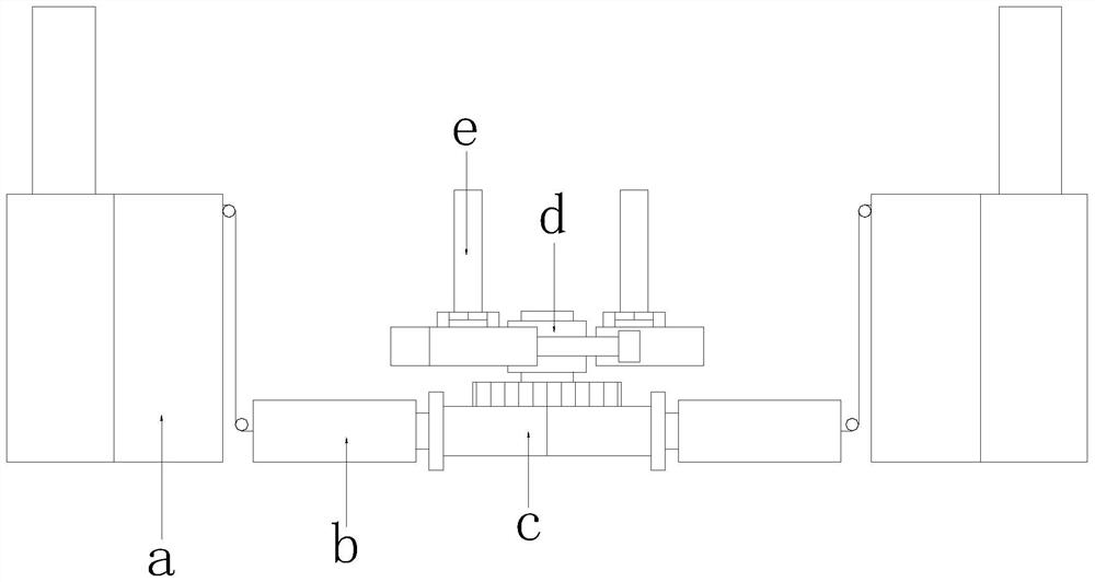 An automatic ejector injection molding mold for a table support frame