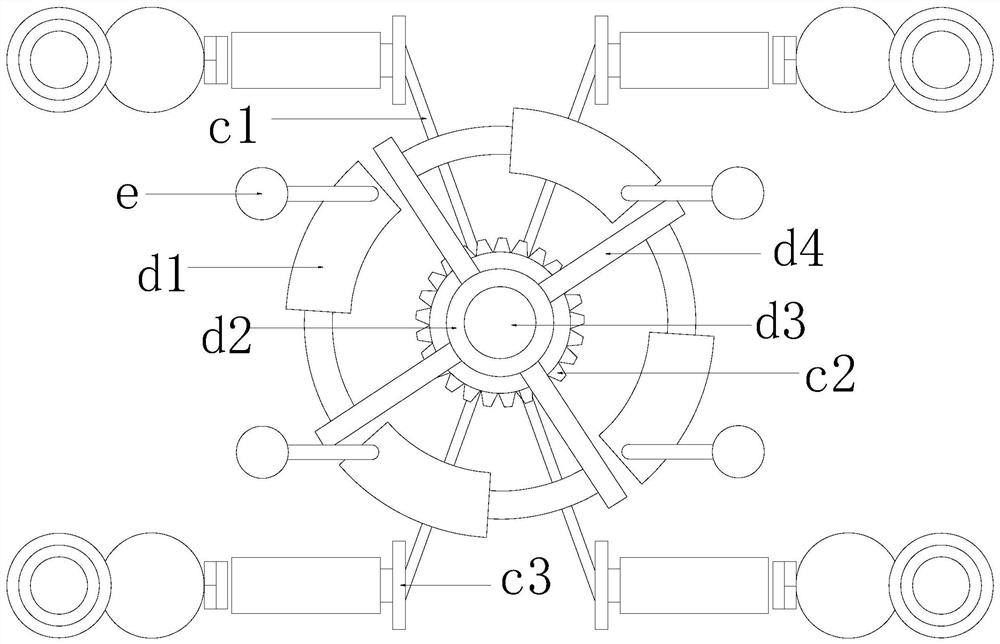 An automatic ejector injection molding mold for a table support frame