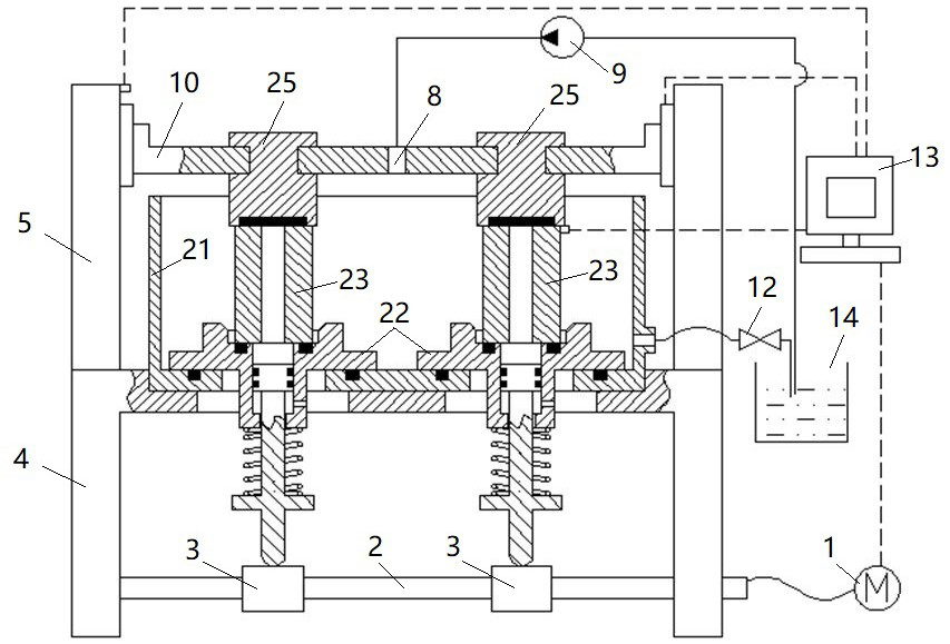 A volume alternating microporous inner surface cavitation strengthening device and processing method