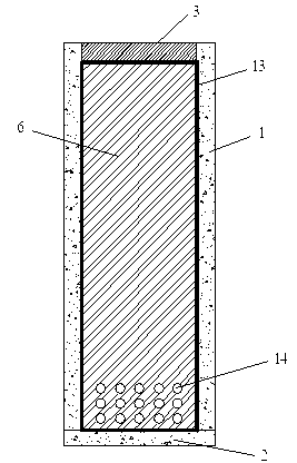 Geothermal energy collecting pile foundation and construction method thereof