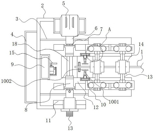 Winding device capable of achieving quantitative and segmented winding for automobile radar wire harness processing