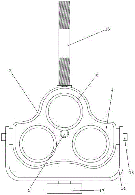 Optical surveying and mapping prism adjusting base