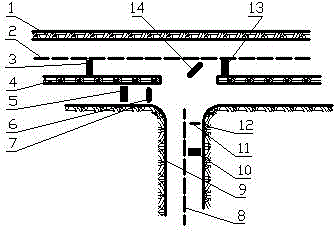 Arterial highway and local highway access traffic dispersion system