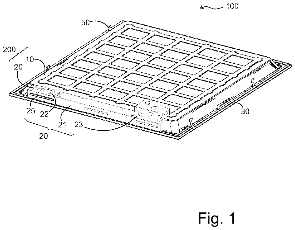 Lamp body structure and panel lamp with positioning groove and power supply assembly therein