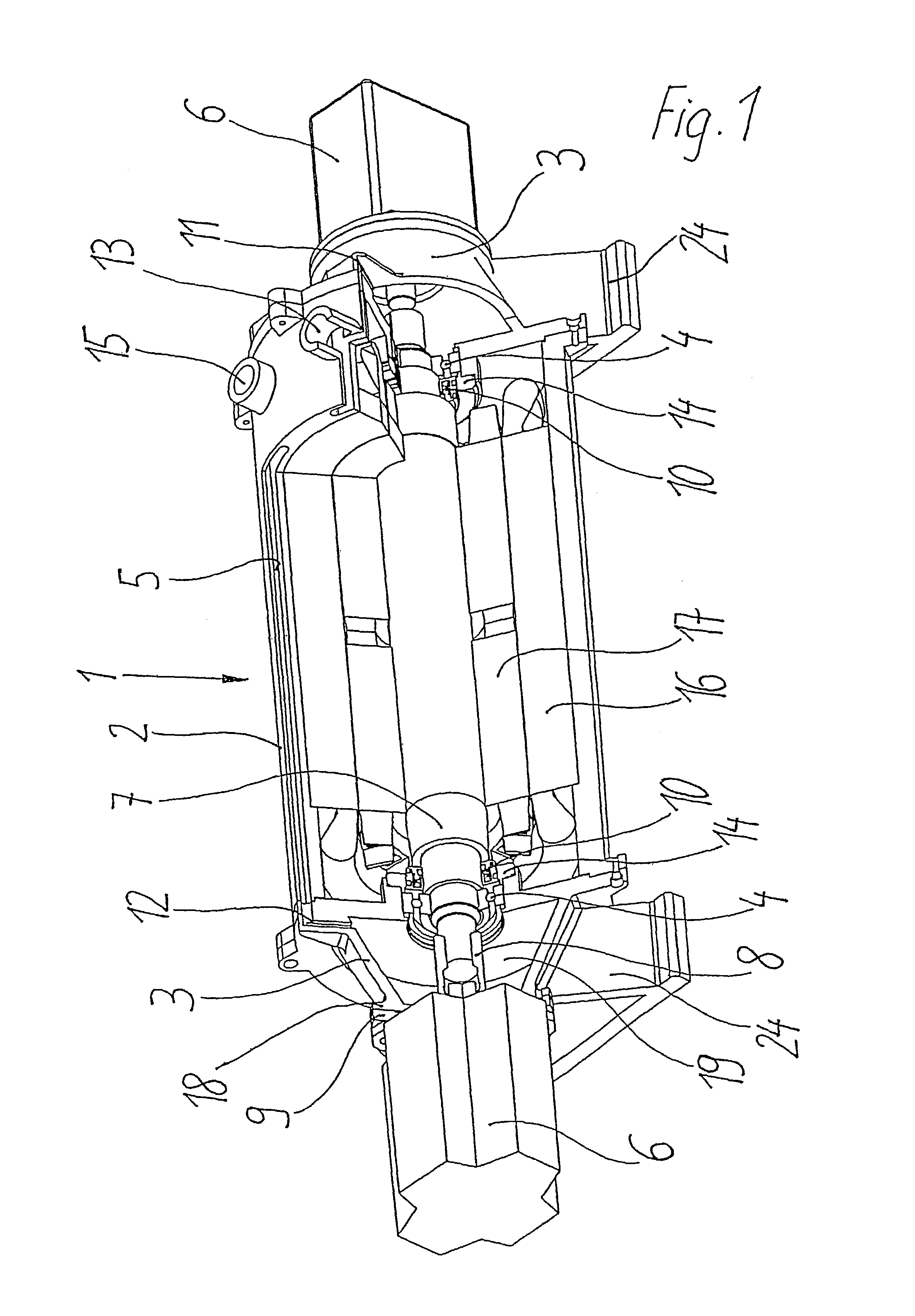 Liquid-cooled electromotor