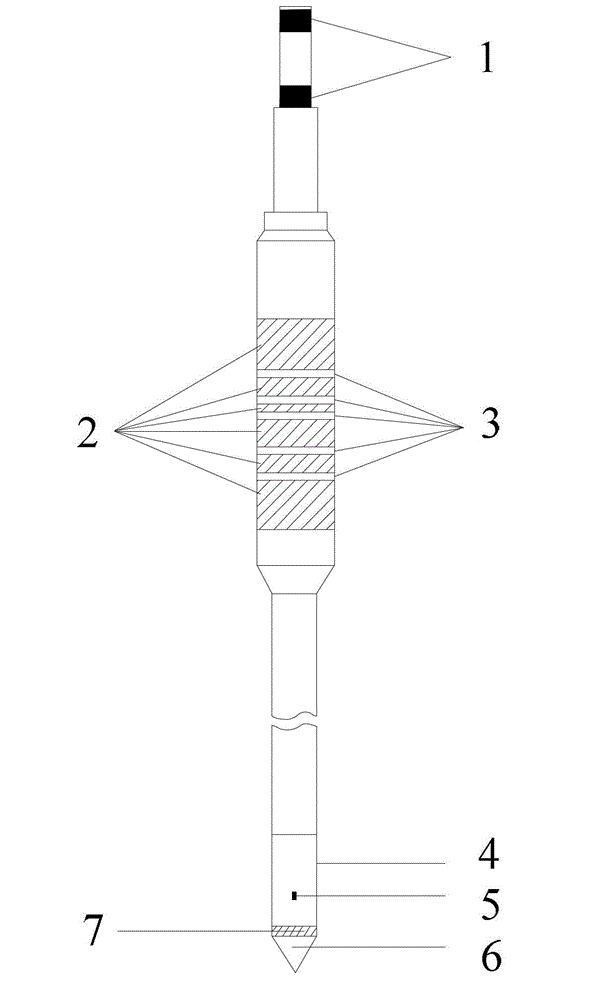 Device based on resistivity piezocone penetration test and saturated sandy soil dilatancy evaluation method