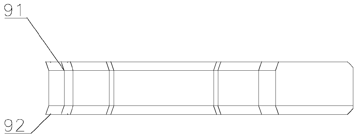 Rubber bushing inner and outer diameter detection device