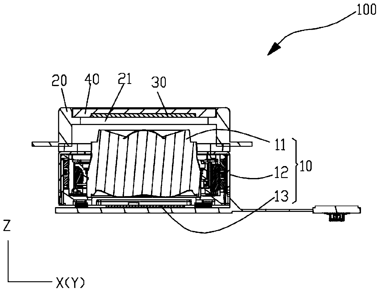 Camera assembly and electronic device