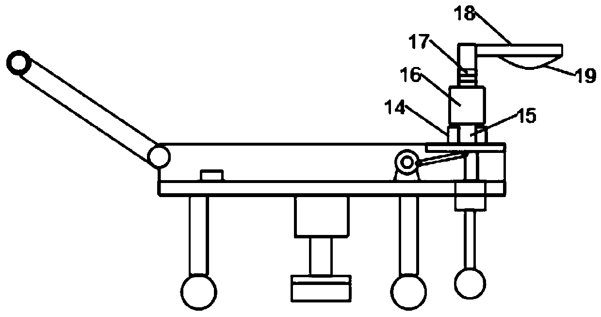 Flattening device for asphalt road construction