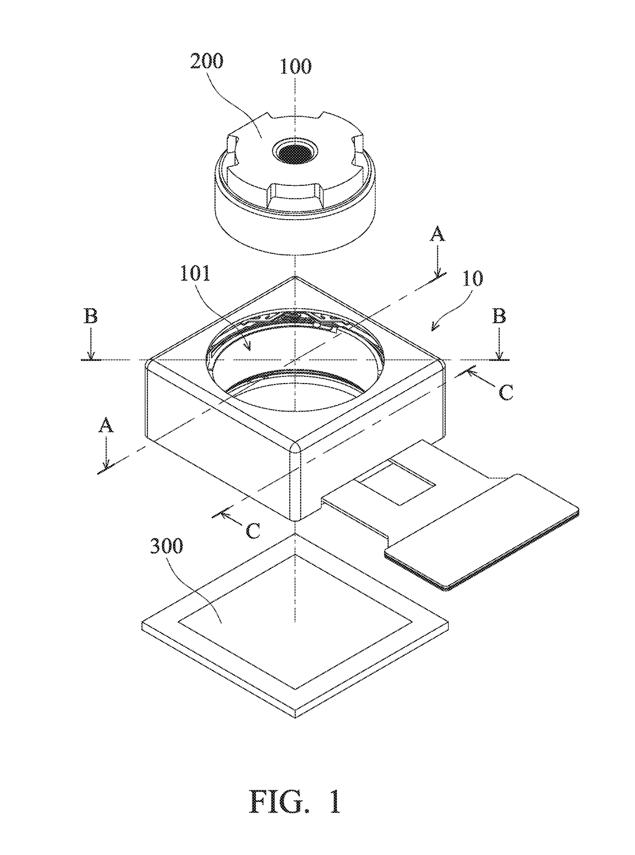 Integrated structure of auto focus and optical image stabilizer mechanisms