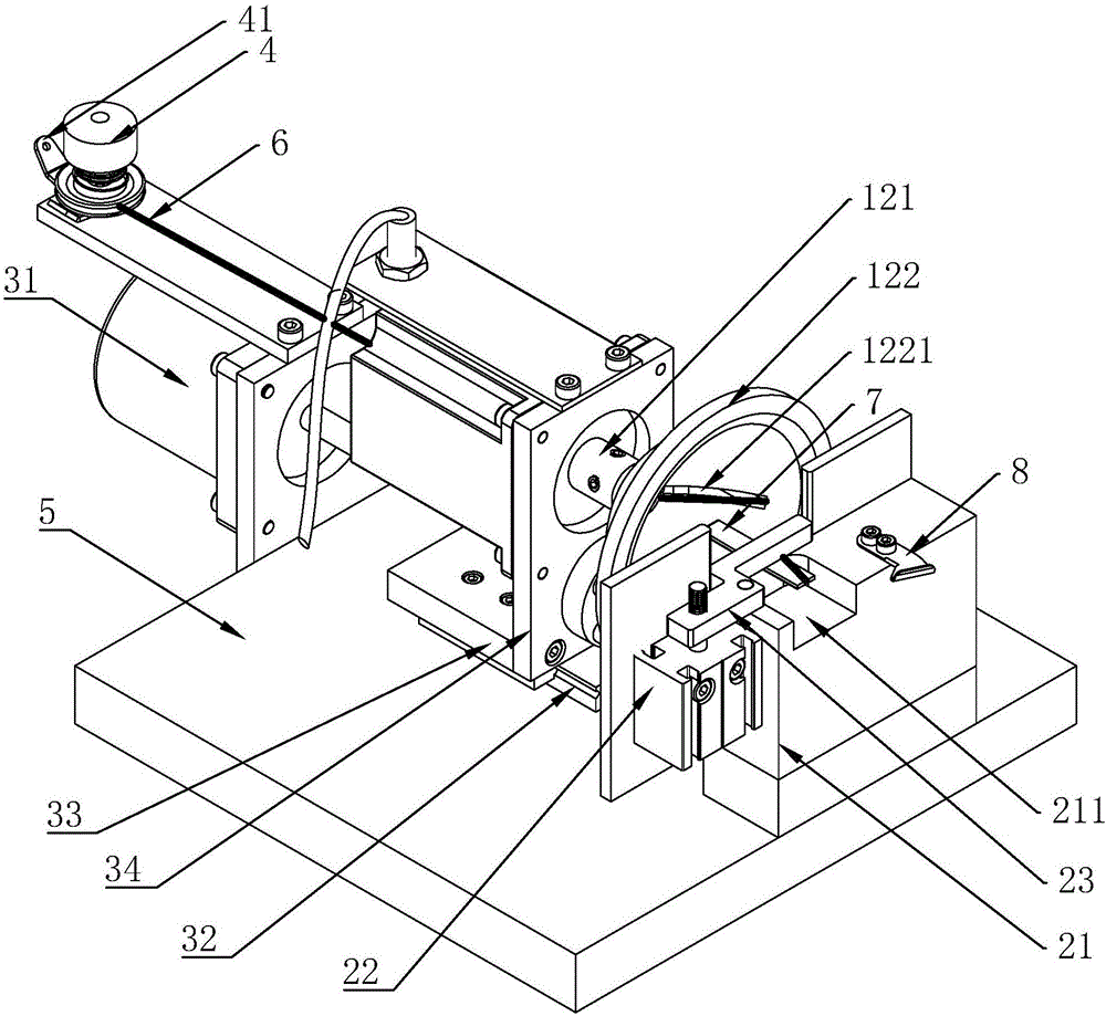 Intelligent clothing thread arranging and winding machine