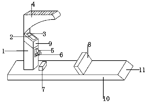 Electric vehicle charging pile with parking-space lock structure