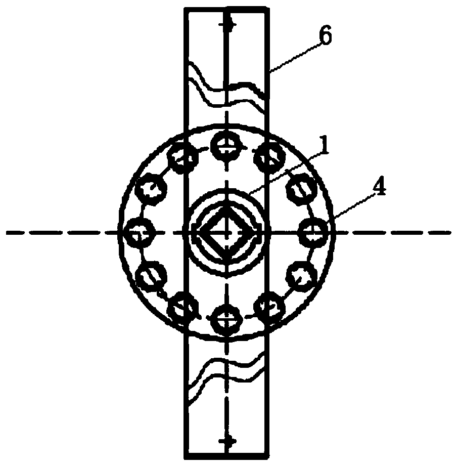 Special device for online opening and closing activation of large butterfly valve