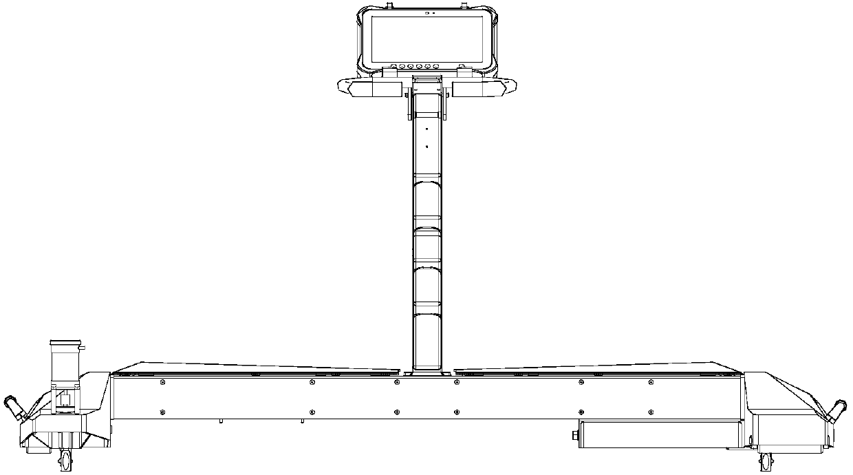 Track detector capable of automatically travelling