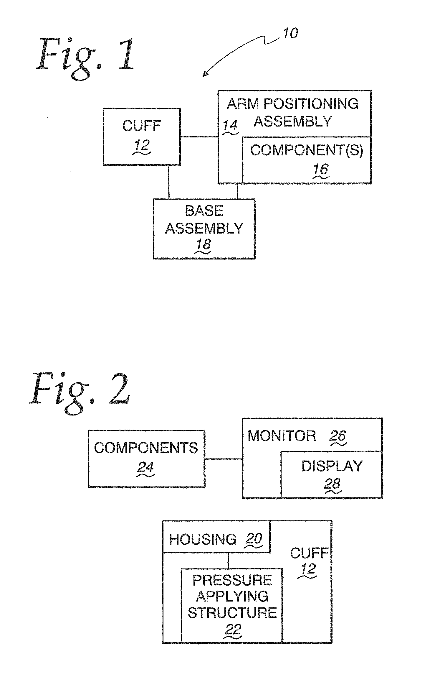 System for facilitating the measurement of blood pressure and method of measuring blood pressure utilizing the system