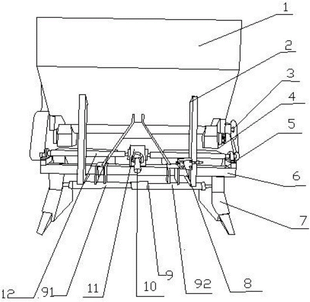 Forest fruit organic fertilizer spreader