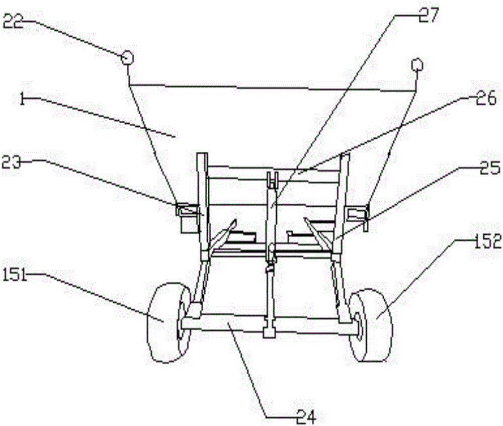 Forest fruit organic fertilizer spreader