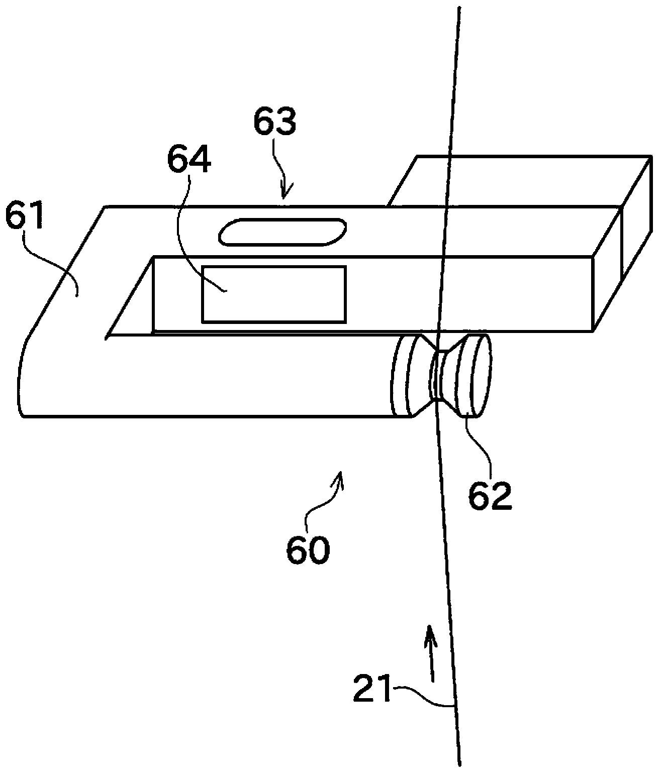 Yarn monitoring device and yarn winding machine