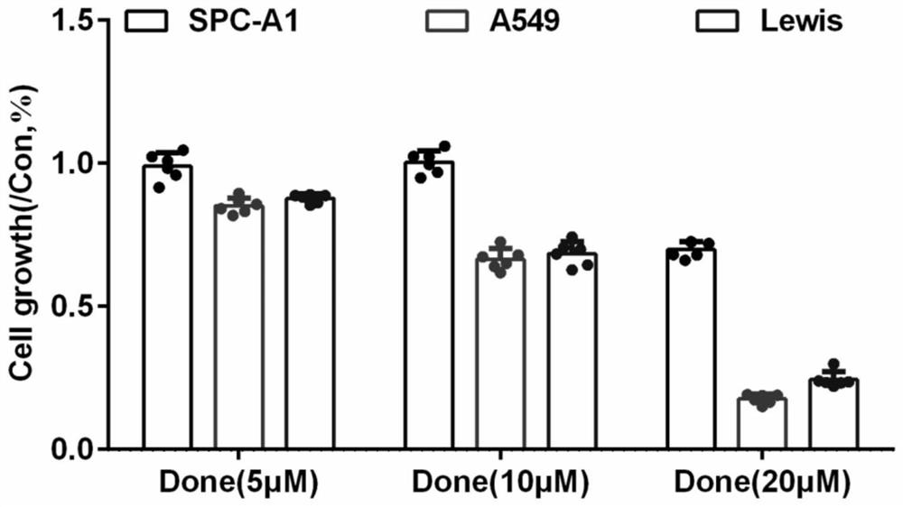 Application of combination of dronedarone hydrochloride and 5-fluorouracil in preparation of antitumor drugs