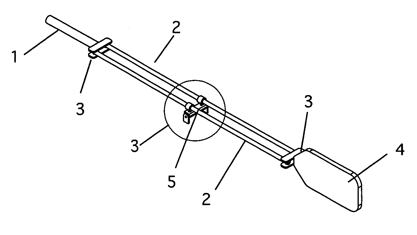 Rowing oar system