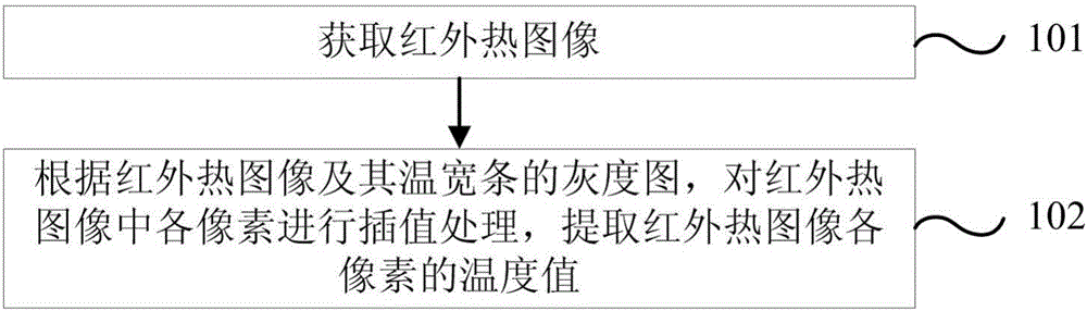 Temperature extraction method and apparatus for infrared thermal image