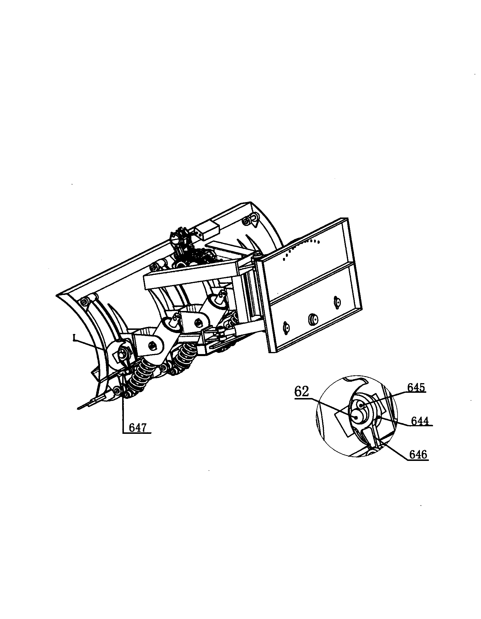 Shock vibration snow removal device