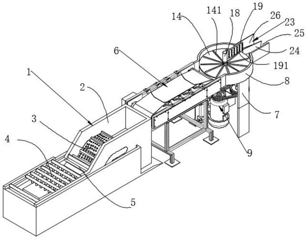 Grapefruit sorting device based on weight