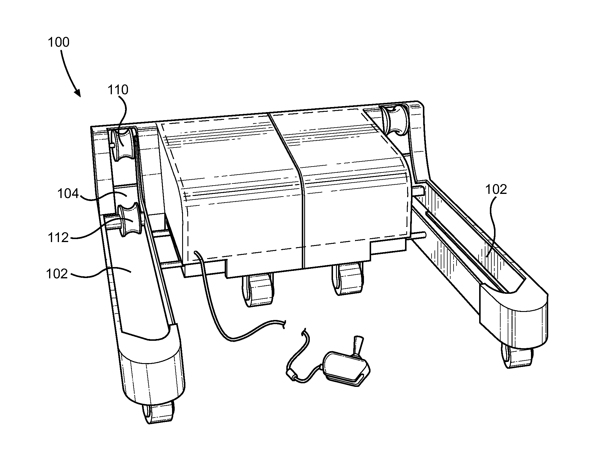 Detachable Electric Drive Unit for a Wheelchair