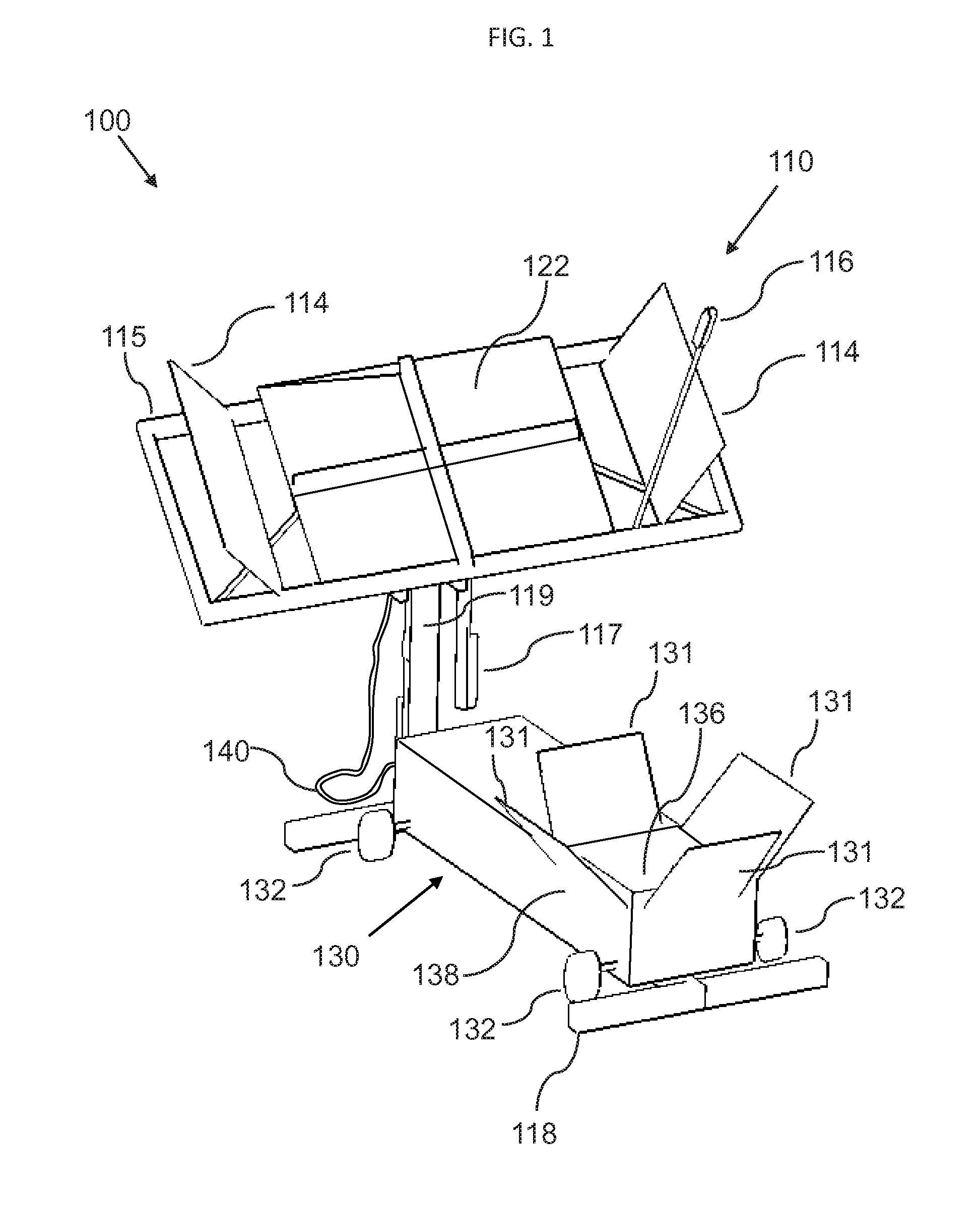 Photovoltaic intensification system using solar tracking concentrators and heat exchangers